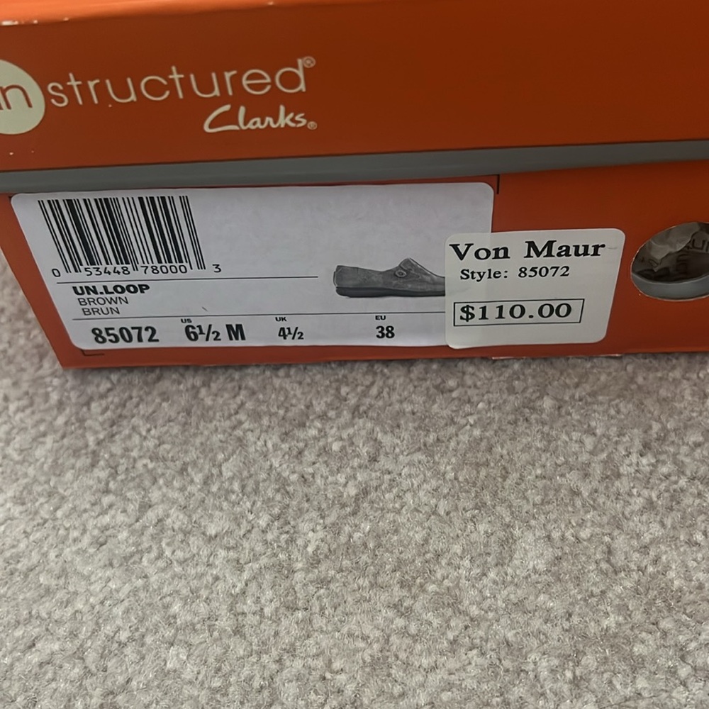 Clarks Brown Un Loop Slip On Loafers/Clogs - image 2